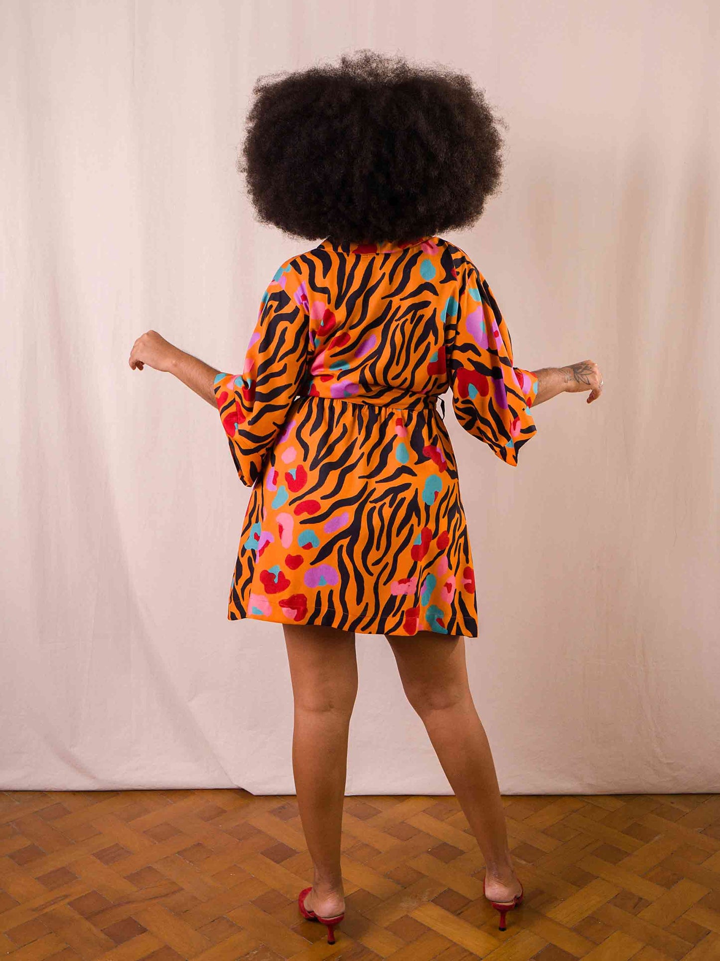 Vestido Kimono | Animal Print