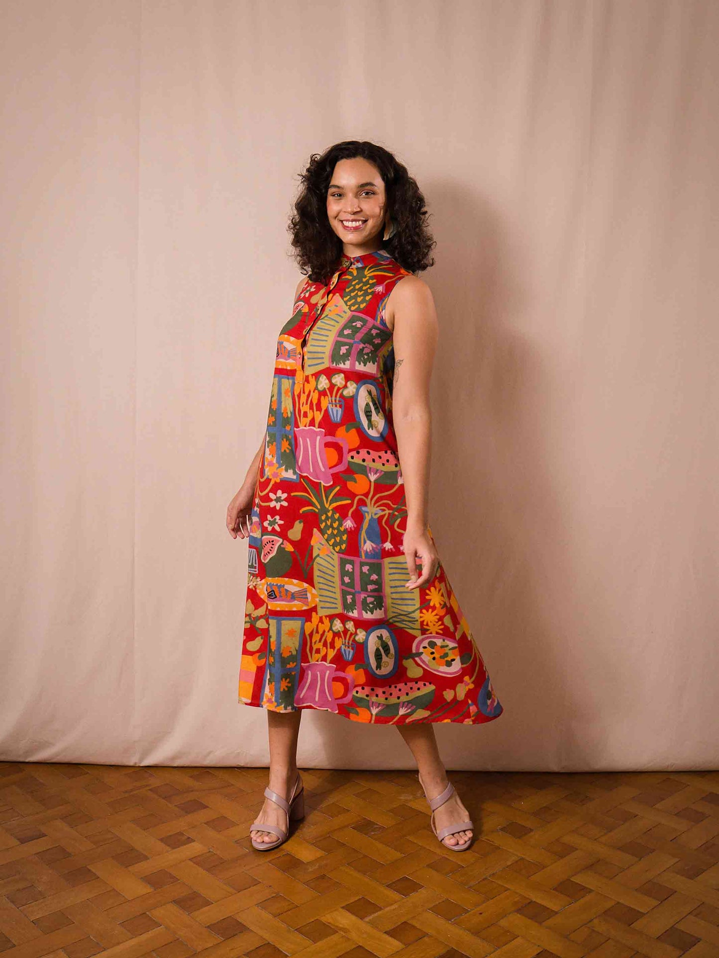 Vestido gola padre | Enigma