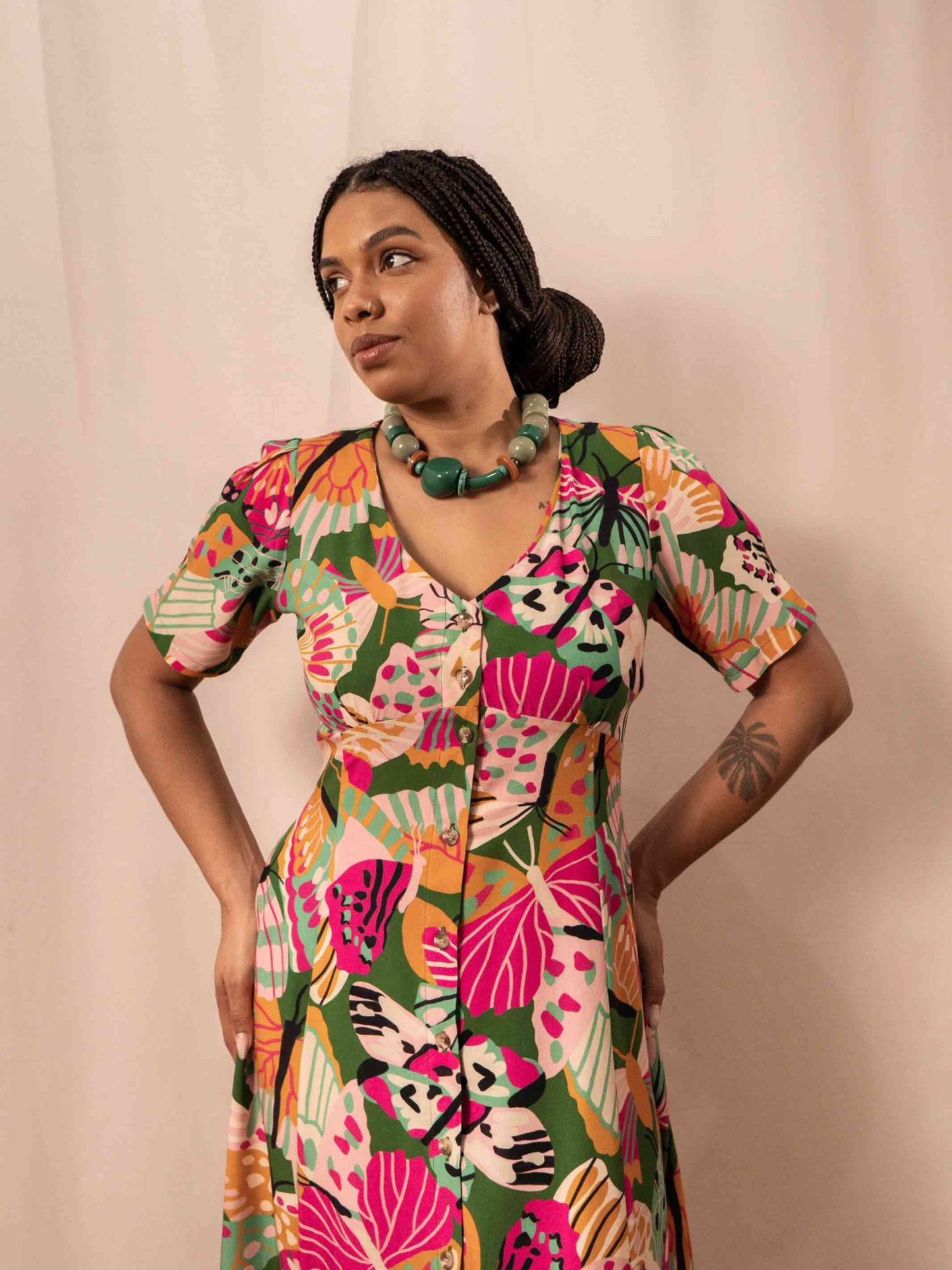 VESTIDO DAI LONGUETE | BORBOLETAS
