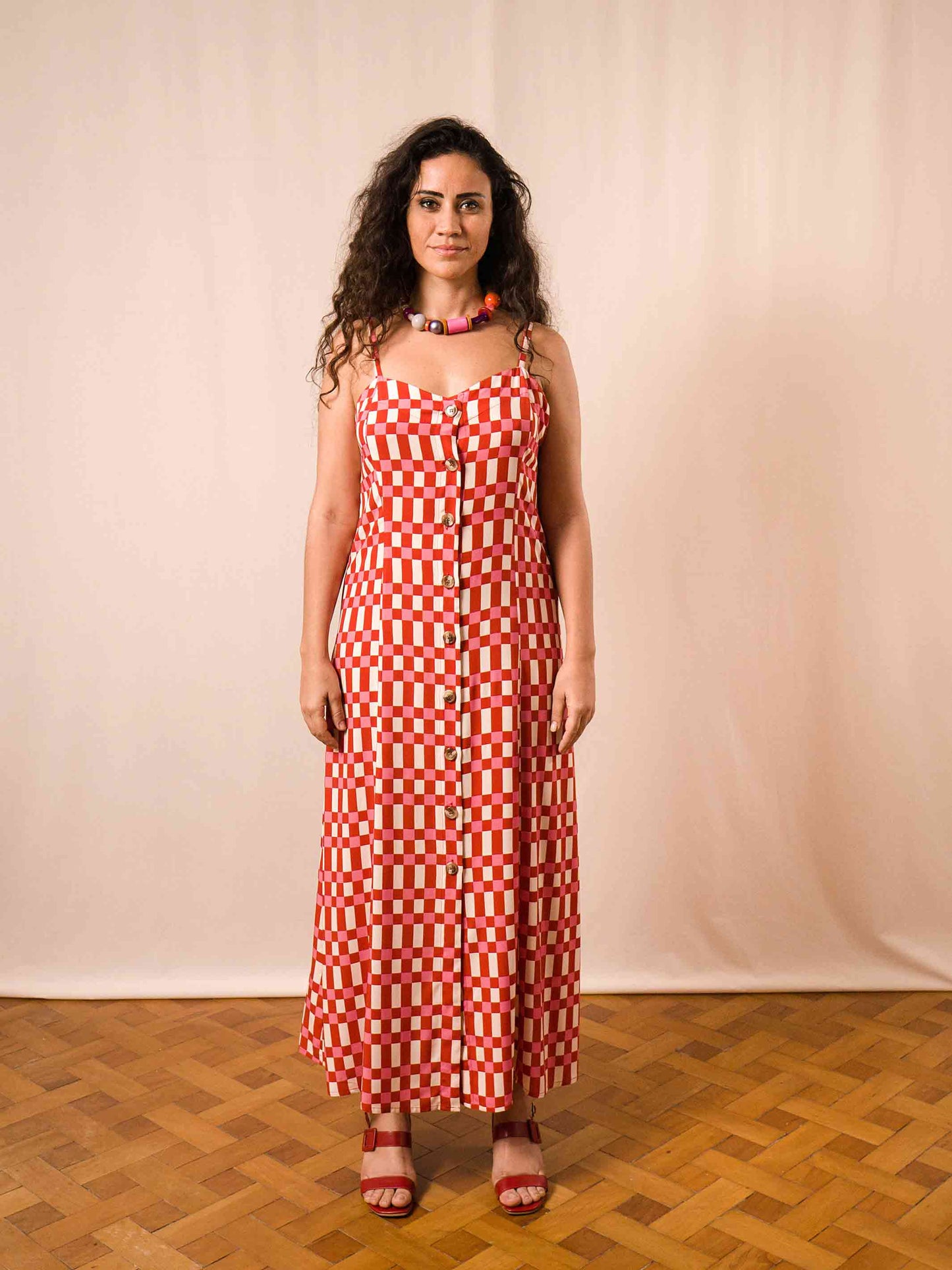 VESTIDO GIO LONGUETE | VICHY