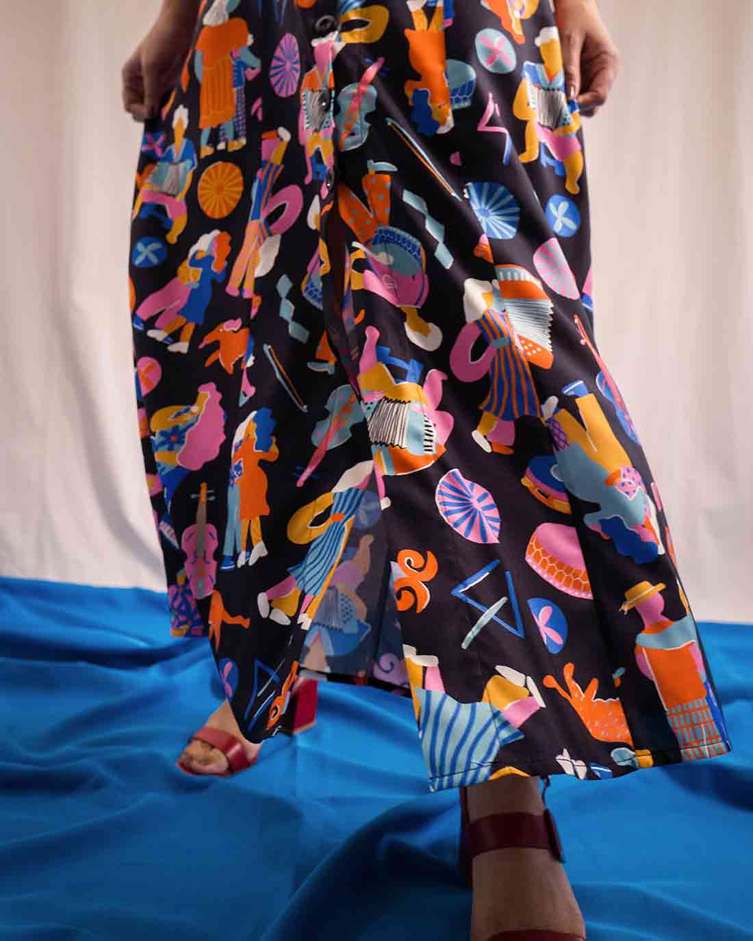 Vestido Gio Longuete | Forró Preto