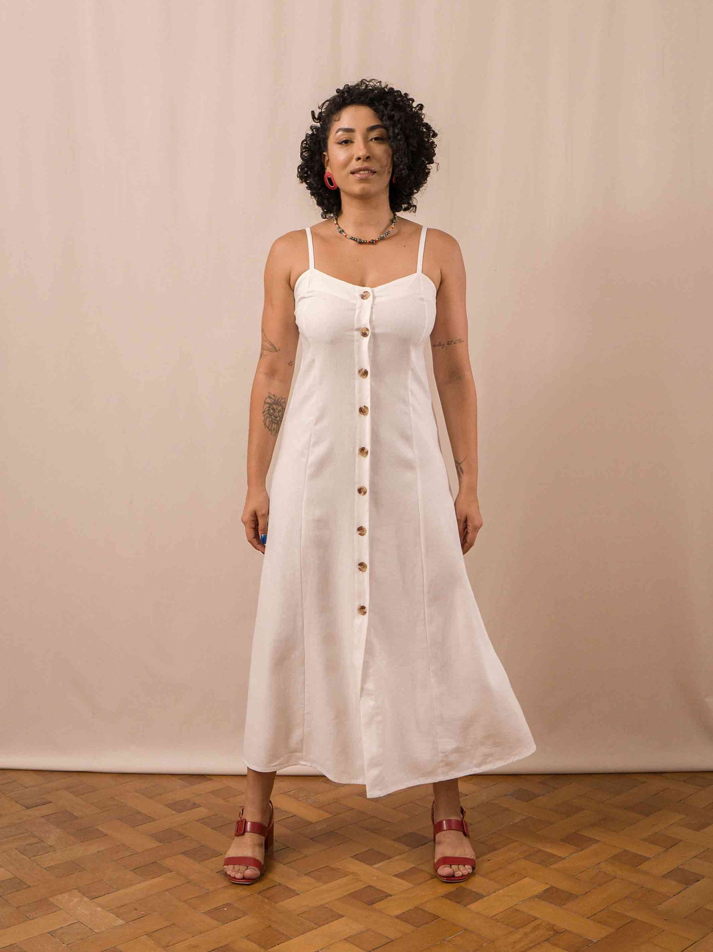 Vestido Gio Longuete | Linho