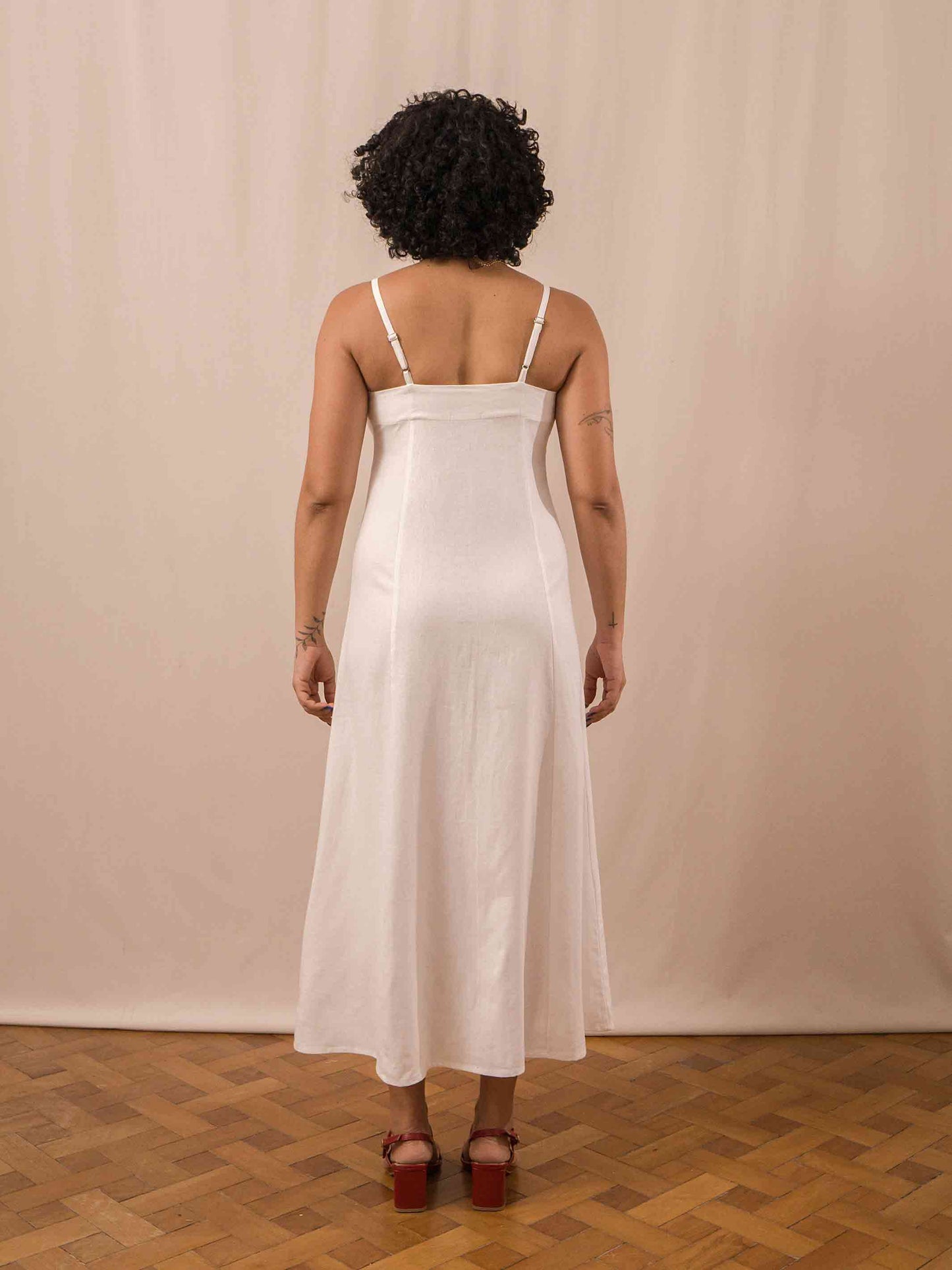 Vestido Gio Longuete | Linho
