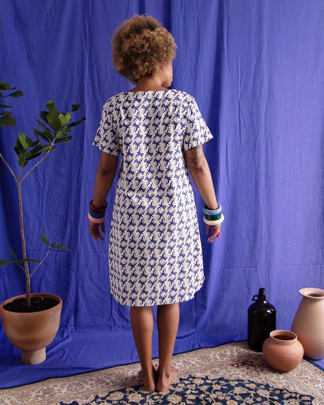 Vestido Malu Linho | Pássaros