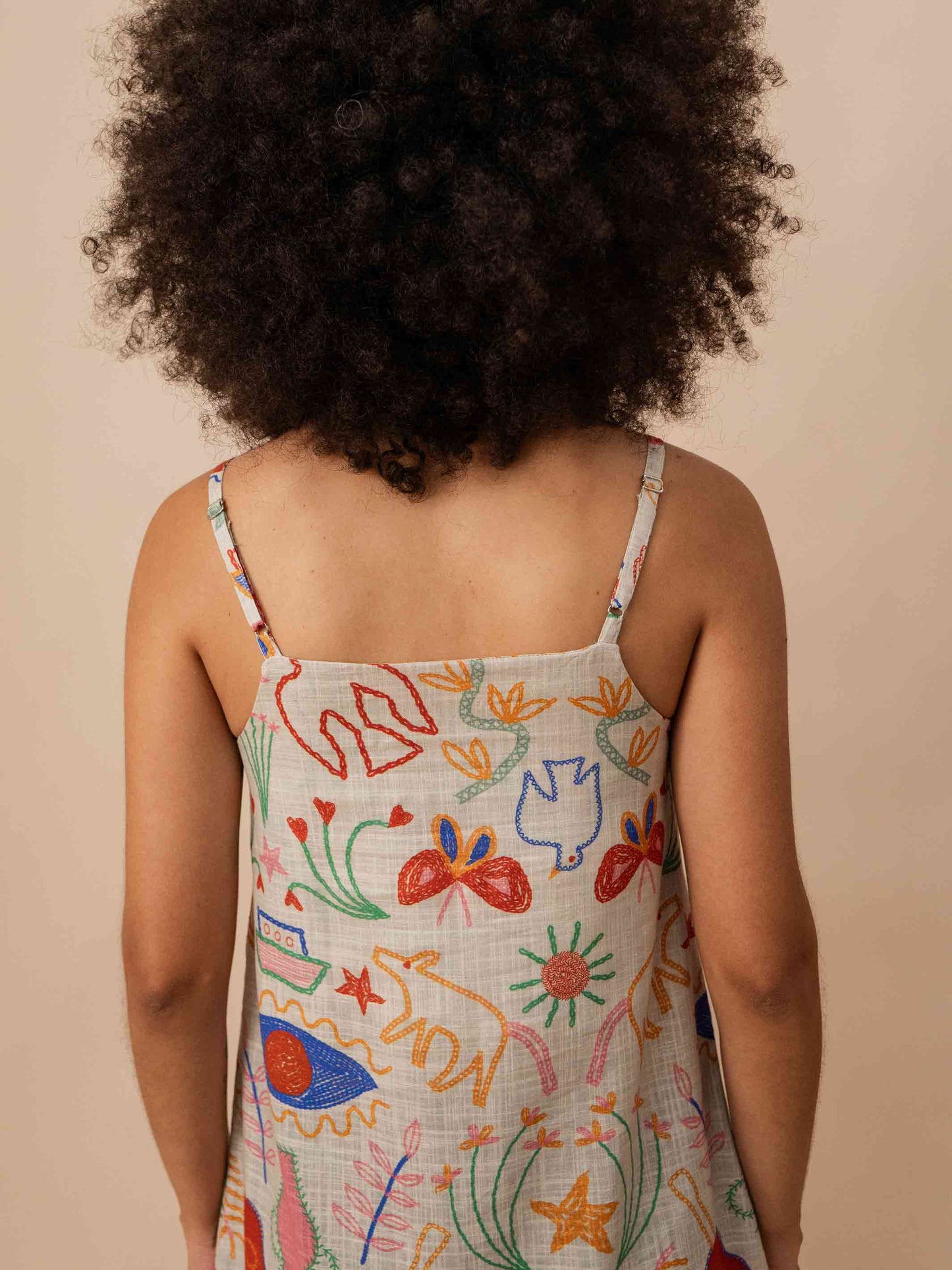 VESTIDO TRAPÉZIO | VIOLETA BORDADA