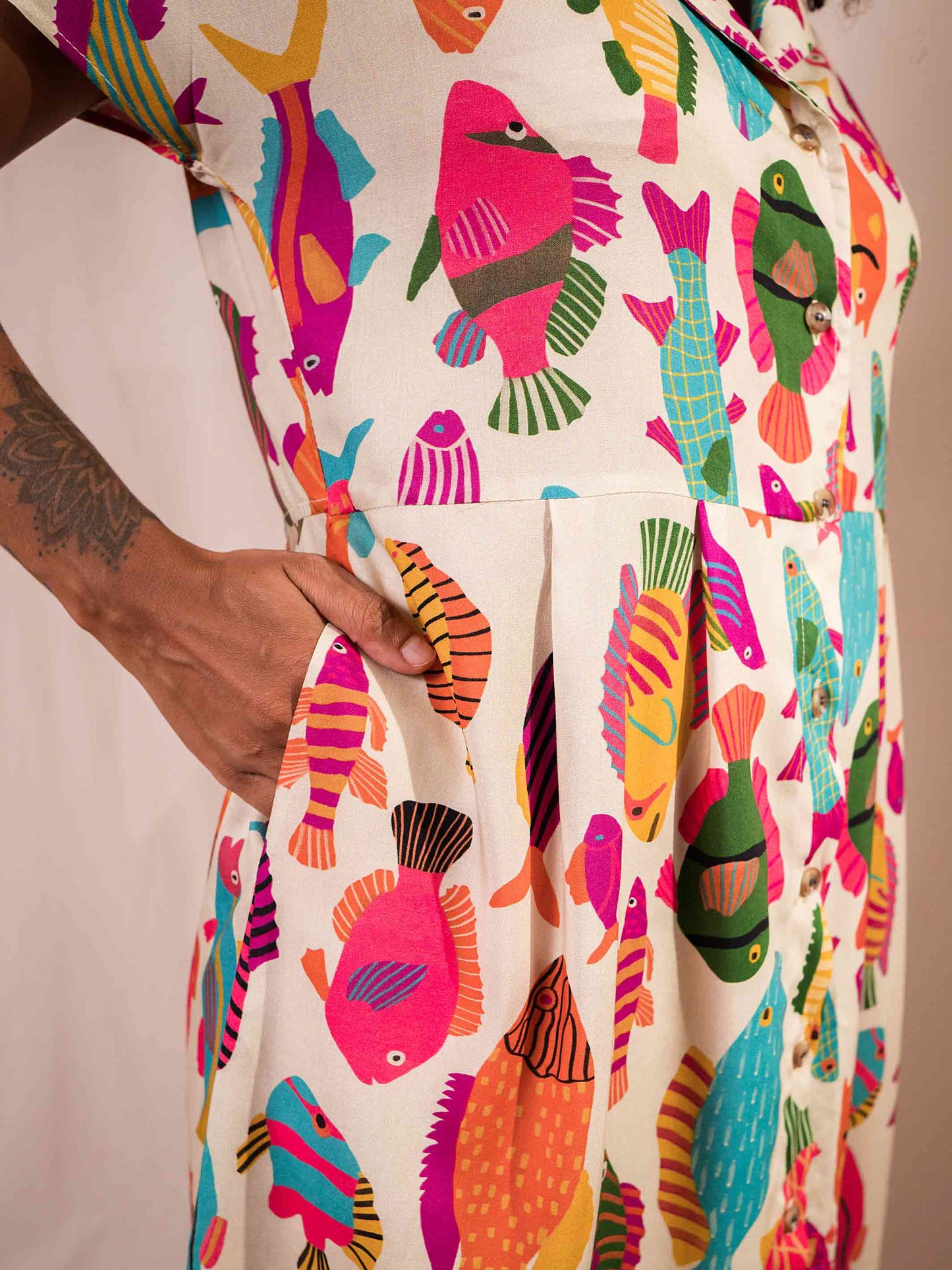 Vestido Dora Peixes | Off