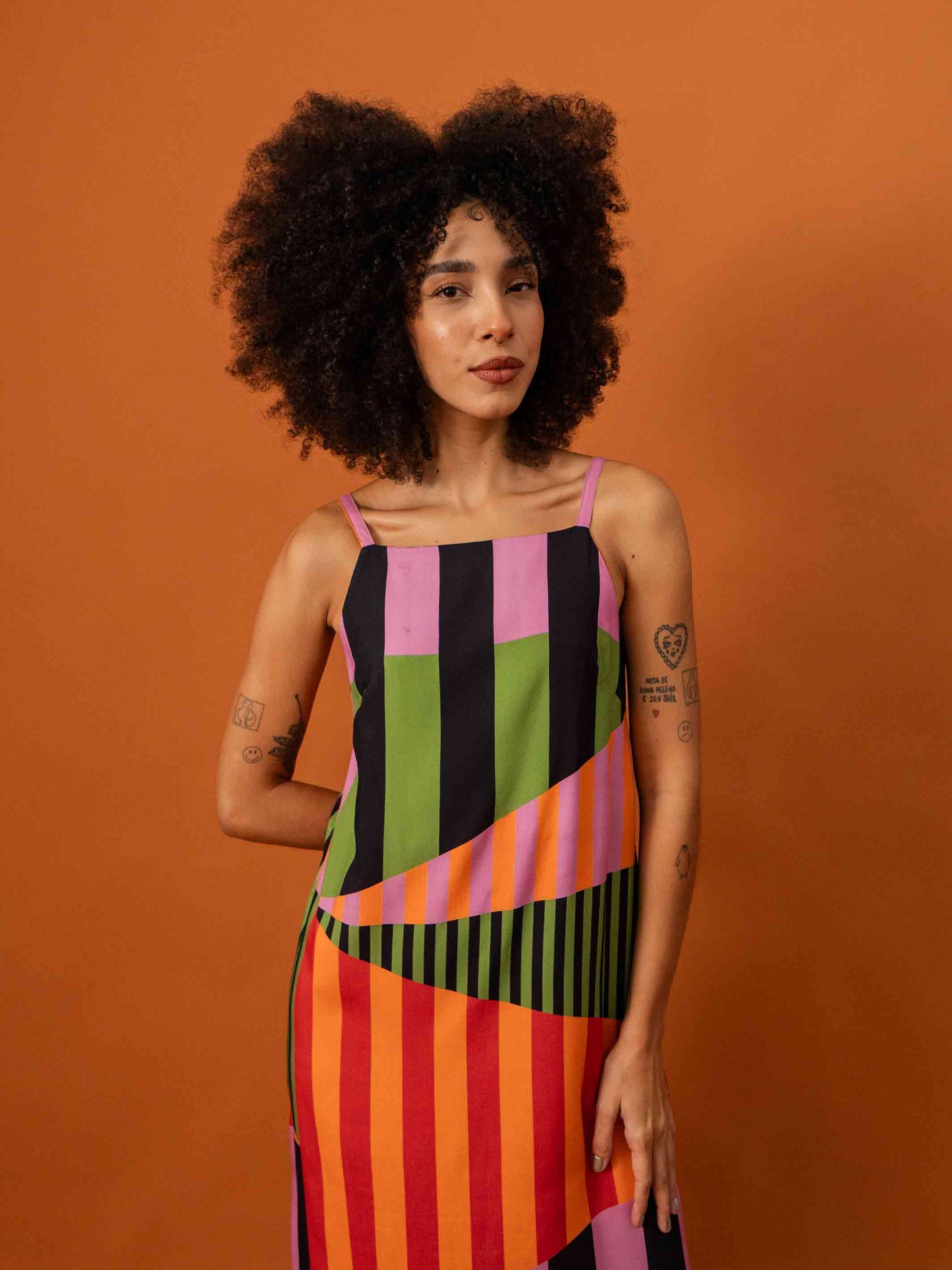 Vestido trapezio | Raios