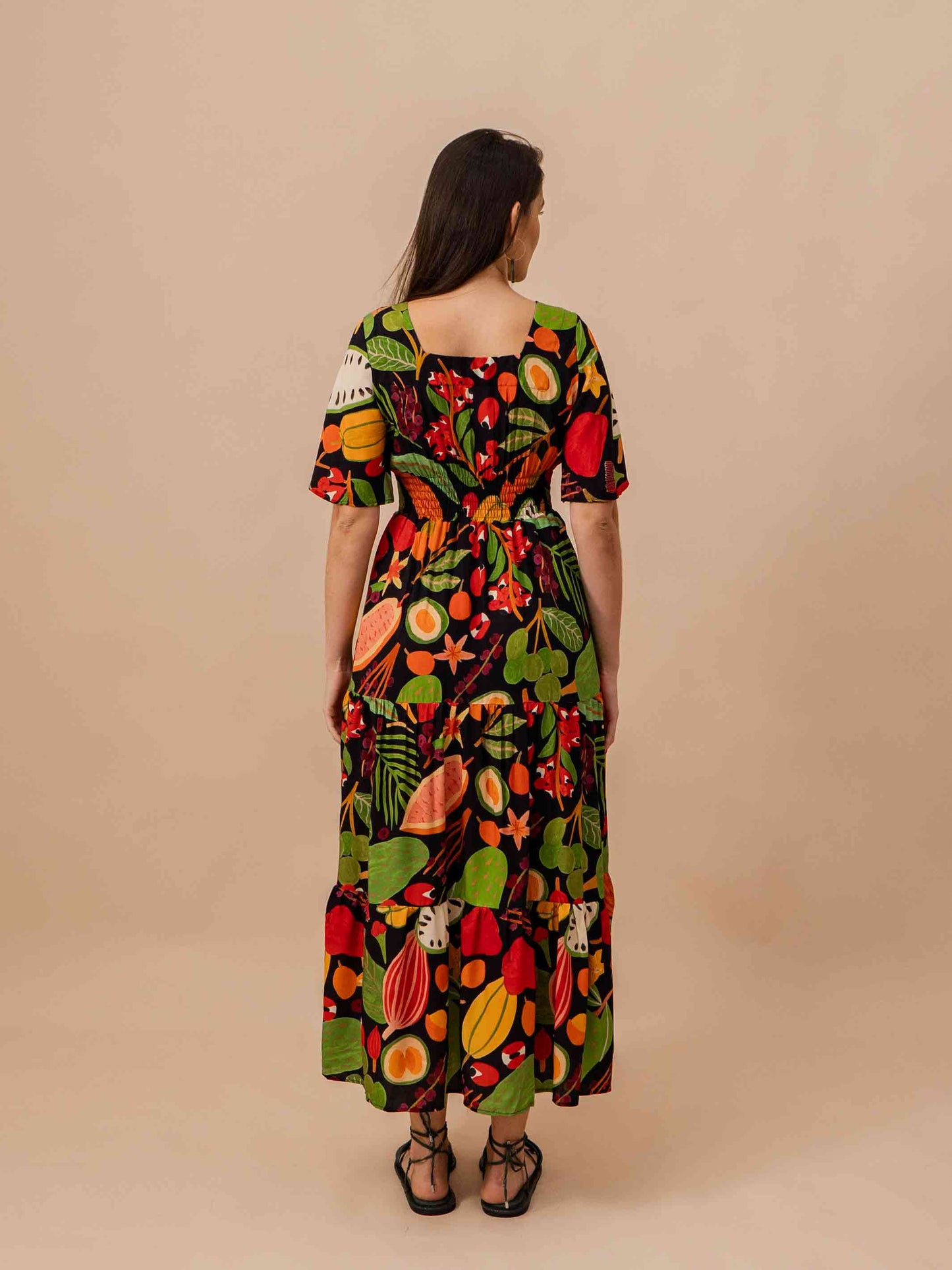 VESTIDO NINA LONGUETE | FRUTOS PRETO
