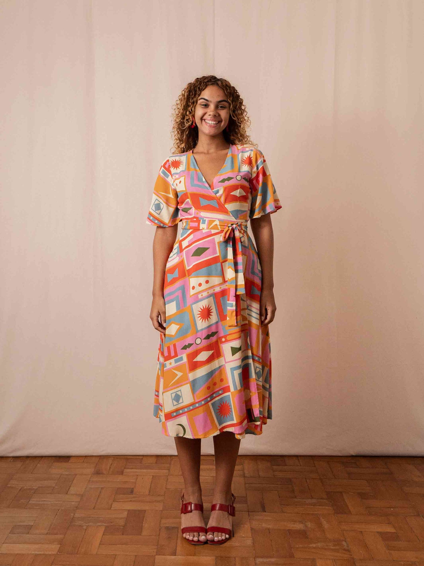 VESTIDO TRANSPASSADO | PLATIBANDAS