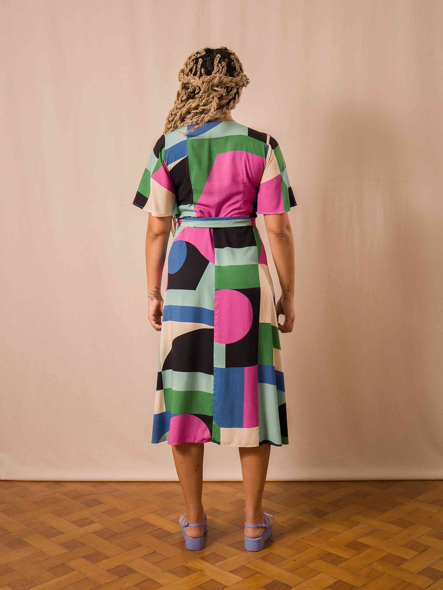 Vestido transpassado | Projeto