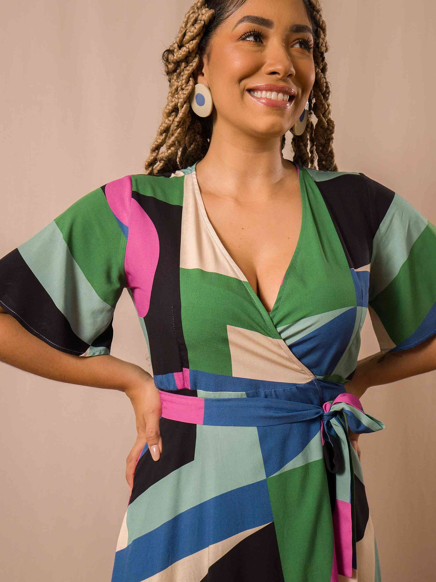Vestido transpassado | Projeto