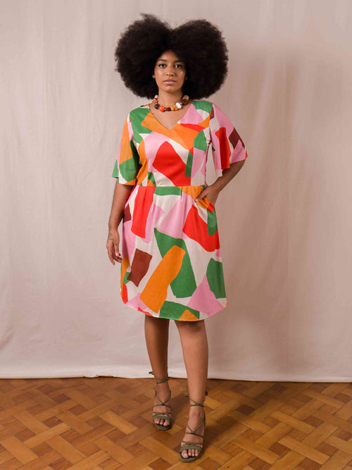 Vestido Amélia | Samba Rosa