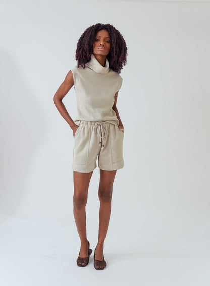 Shorts Oli - Bege Fendi