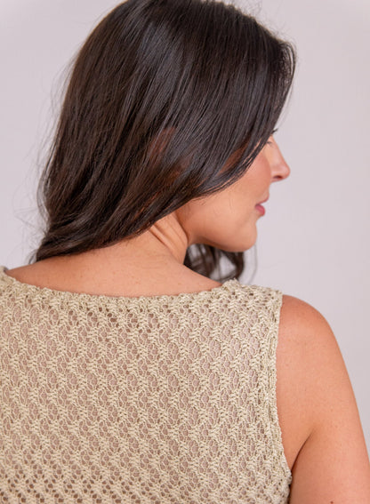 Vestido Alana - Bege
