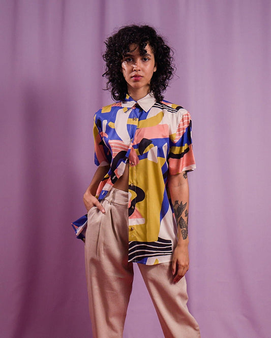 Camisa de botão | Fullgás Azul
