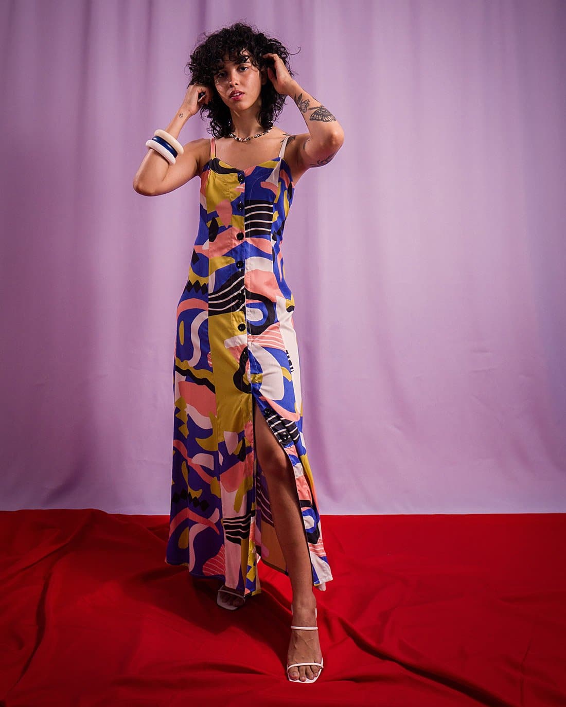 Vestido Gio Longuete | Fullgás Azul