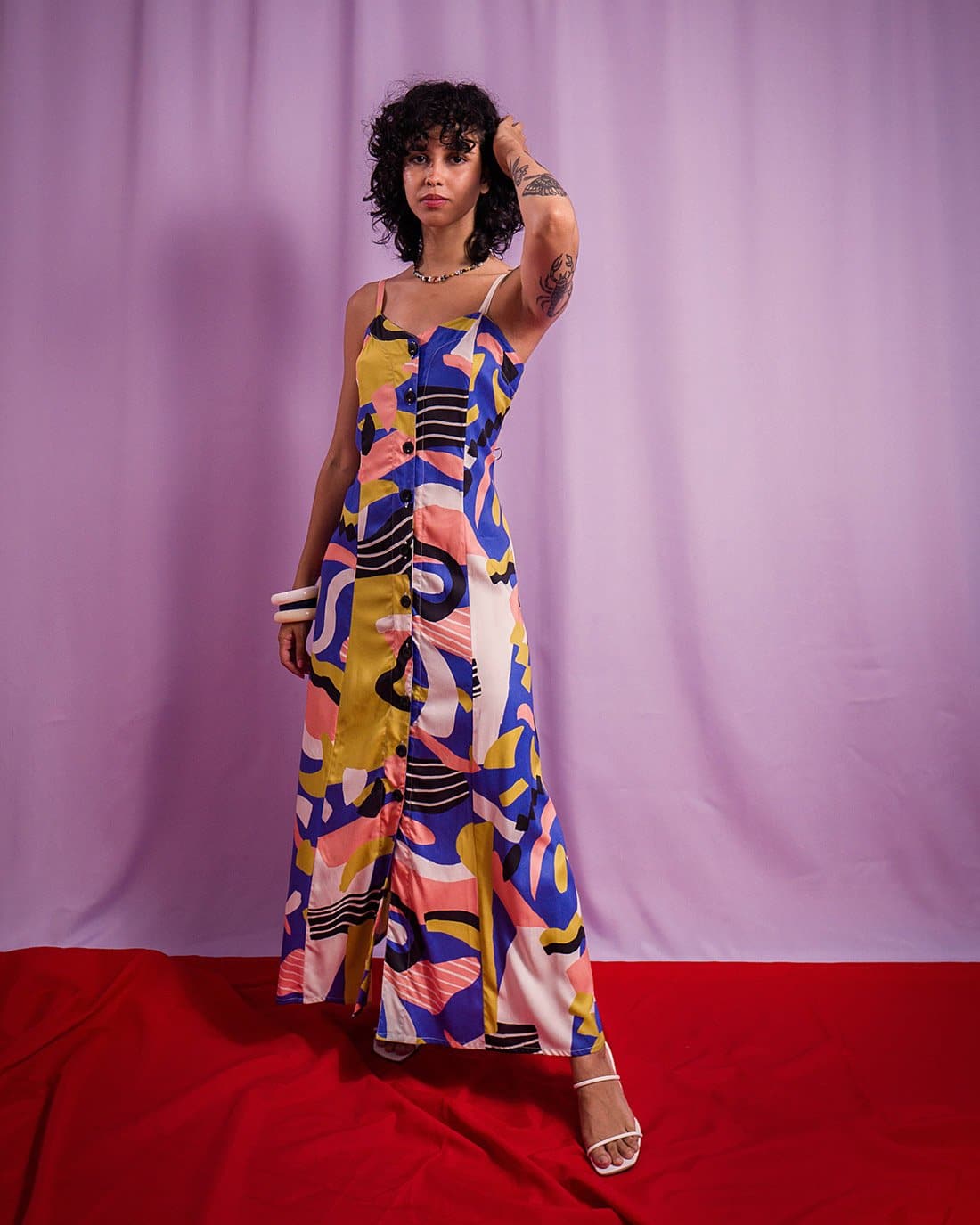 Vestido Gio Longuete | Fullgás Azul