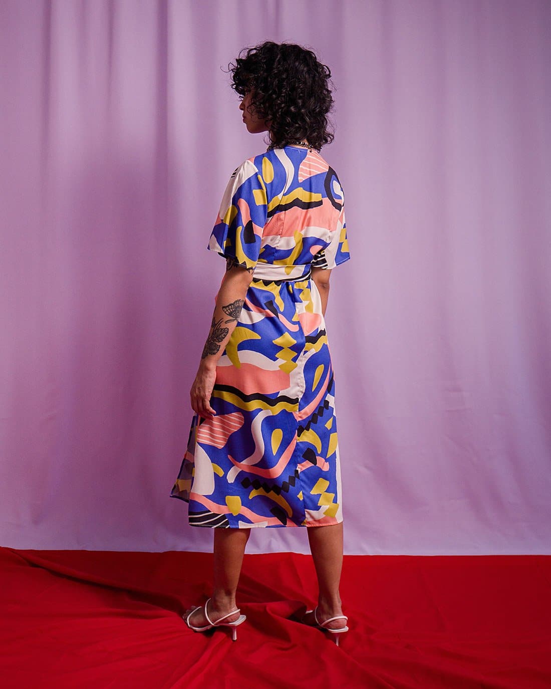 Vestido Transpassado | Fullgás Azul