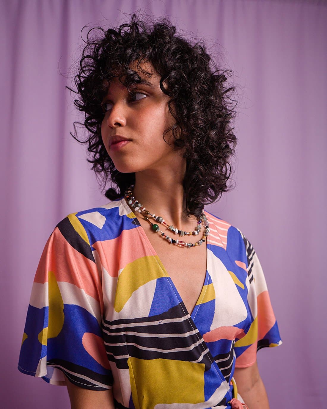 Vestido Transpassado | Fullgás Azul