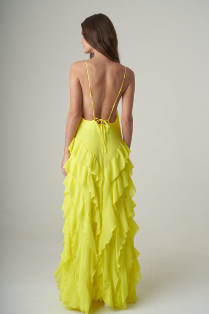 Vestido Babados Encomenda