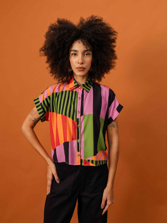 Blusa botões | Raios