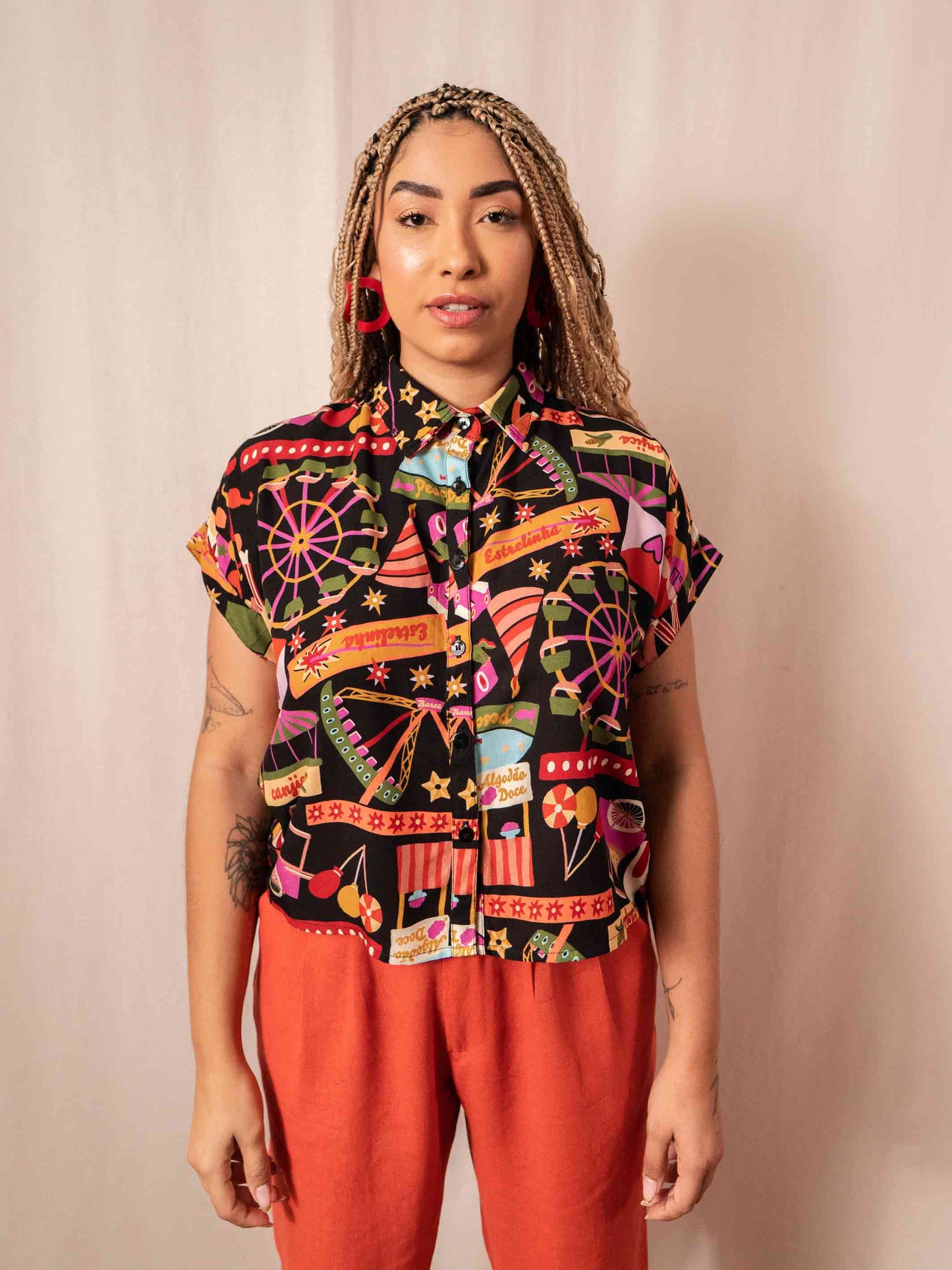 BLUSA BOTÕES | QUERMESSE