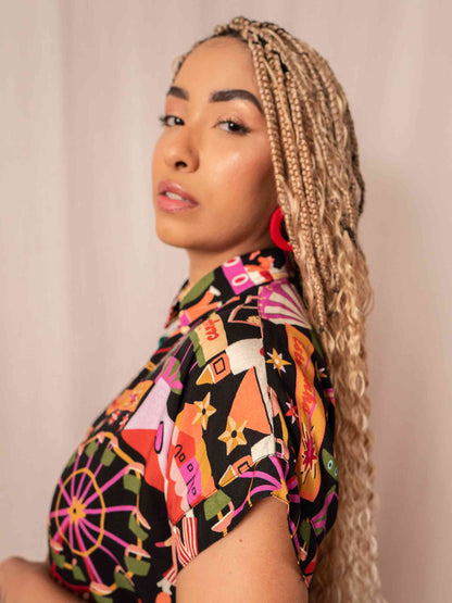 BLUSA BOTÕES | QUERMESSE