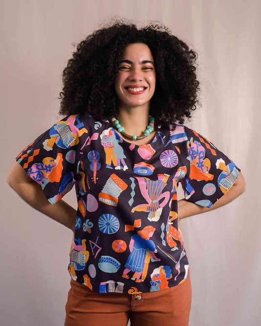 Blusa Raglan | Forró Preto