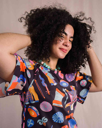 Blusa Raglan | Forró Preto