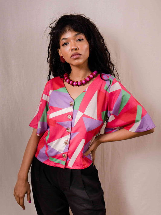 Blusa Marina | Frevo Rosa