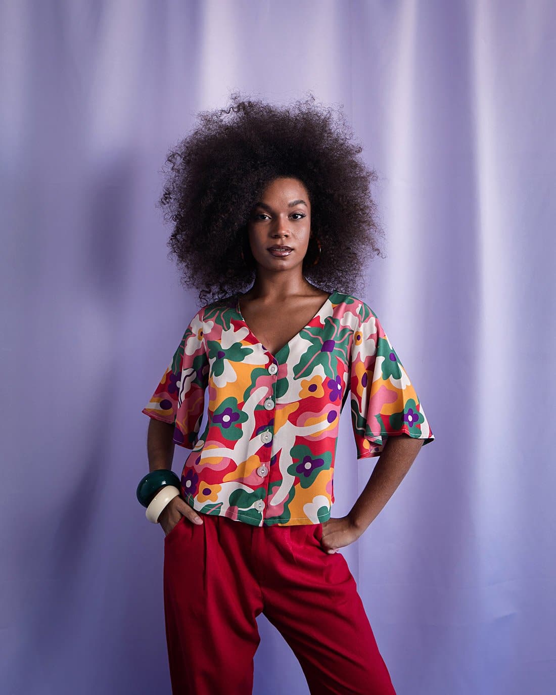 Blusa Marina | Bromélia