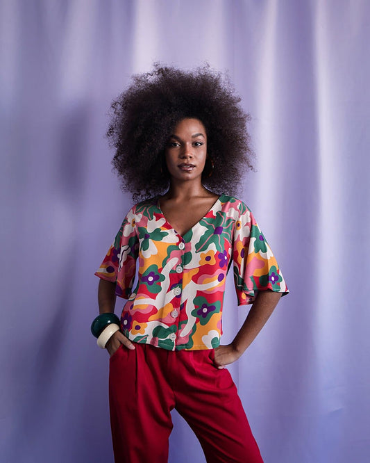 Blusa Marina | Bromélia