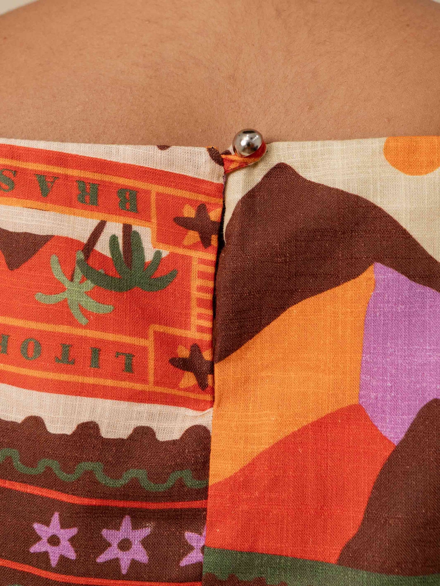 BLUSA SÔNIA | SELO POSTAL MARROM