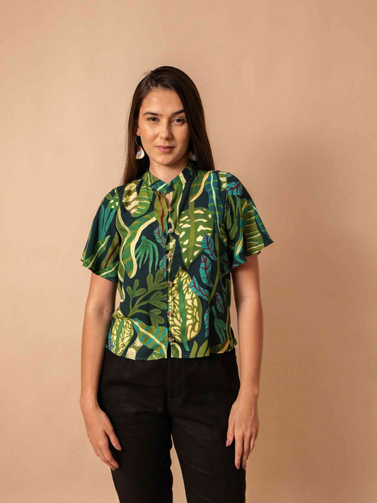 BLUSA NIPÔNICA | FOLHAS DE PROTEÇÃO