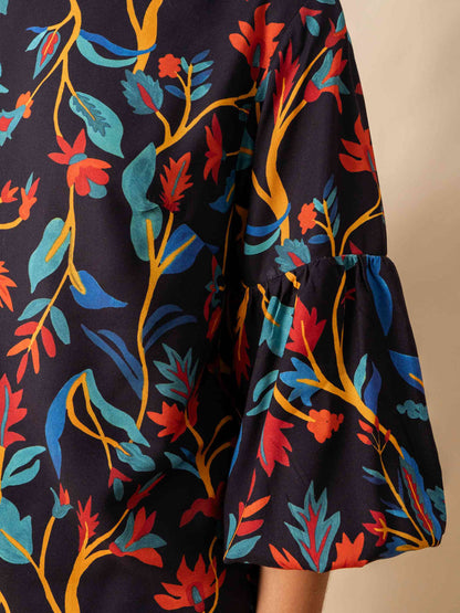 BLUSA BUFANTE | PAPEL DE PAREDE CHINÊS