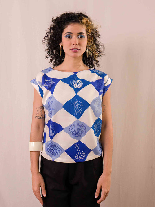 Blusa Canoa | Mar