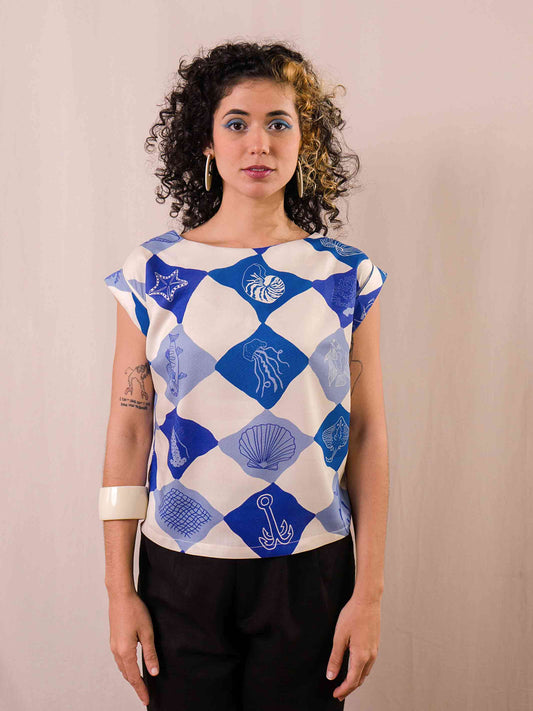 Blusa Canoa | Mar