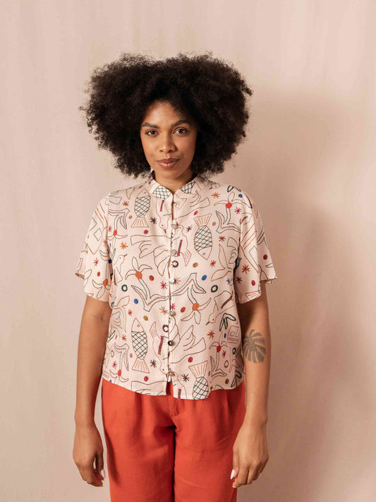 BLUSA NIPONICA | BORDADO