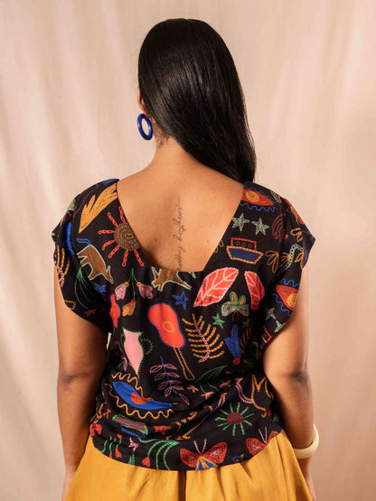 BLUSA JULIA | LINHAS DE VIOLETA