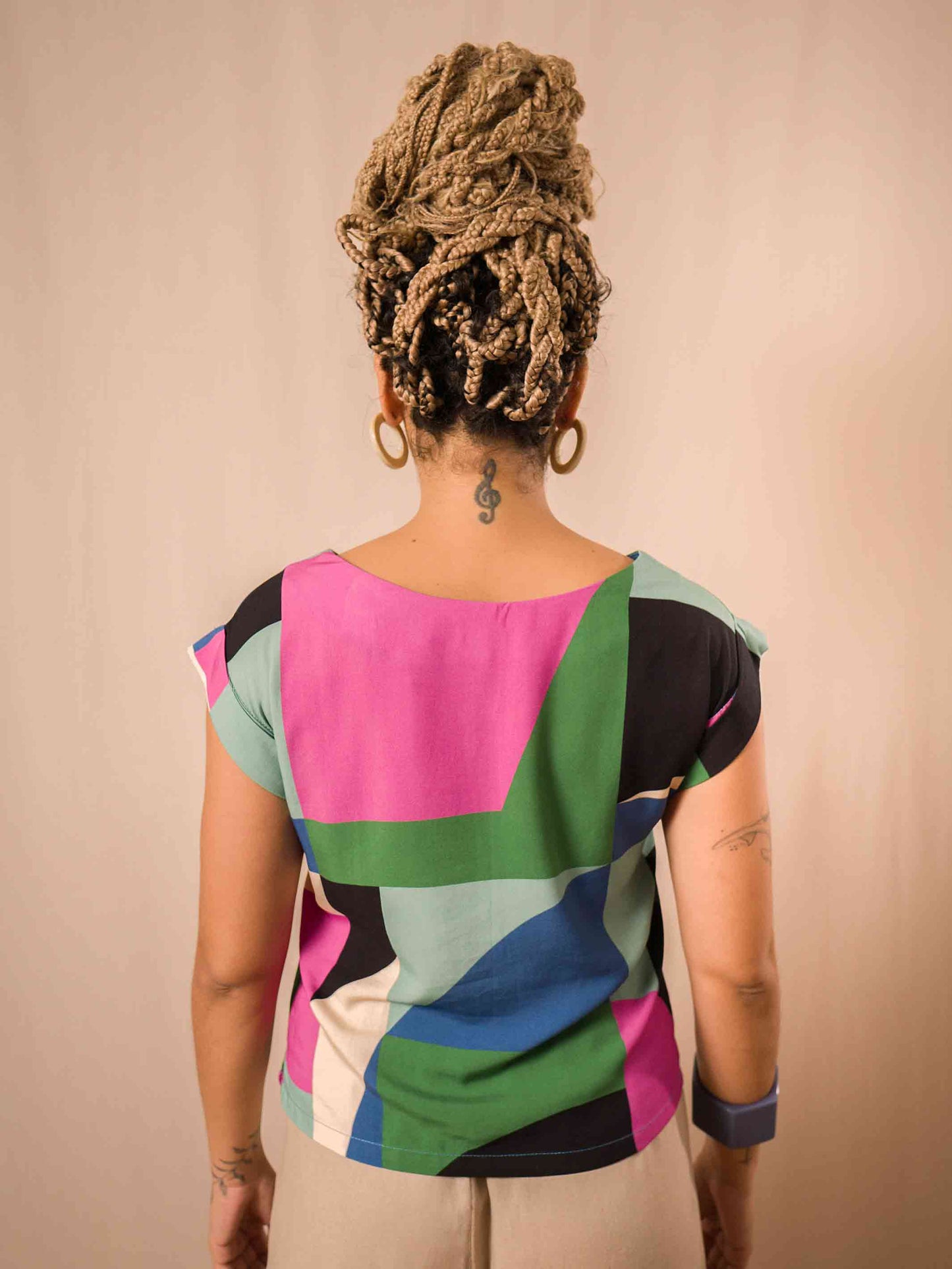 Blusa canoa | Projeto