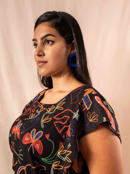 BLUSA JULIA | LINHAS DE VIOLETA