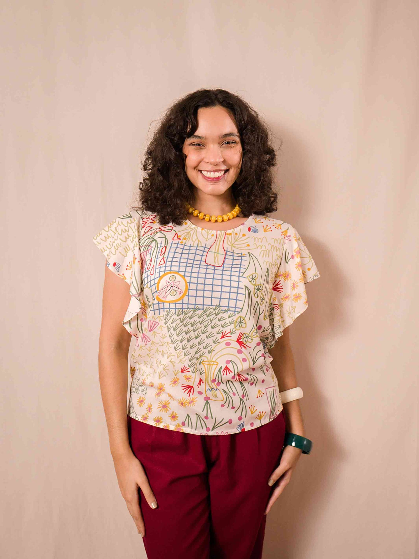 Blusa Cris | Jardim