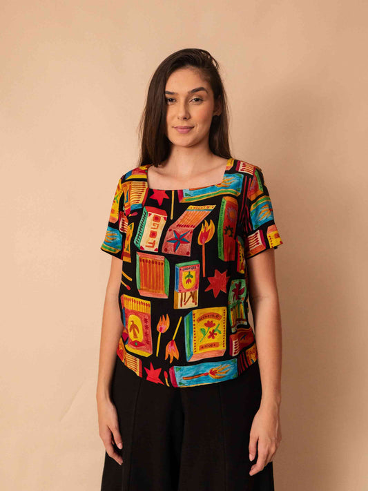 BLUSA SÔNIA | FÓSFORO
