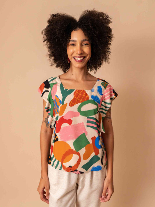 BLUSA JÚLIA | PEDRINHAS