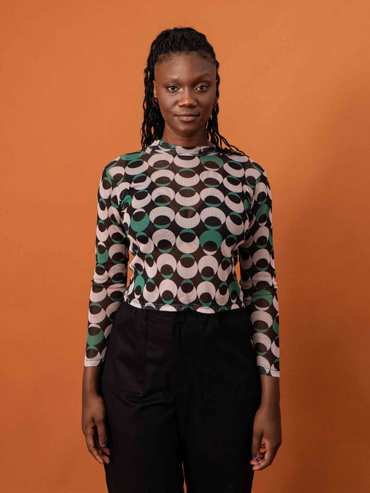 BLUSA MANGA LONGA TULE | SAMPA