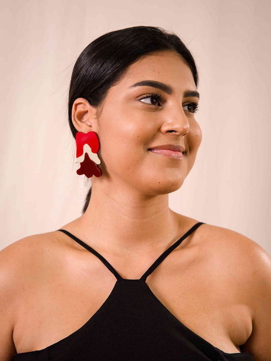 Brinco Maua | Vermelho