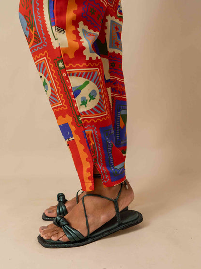 CALÇA DANI | SELO POSTAL VERMELHO