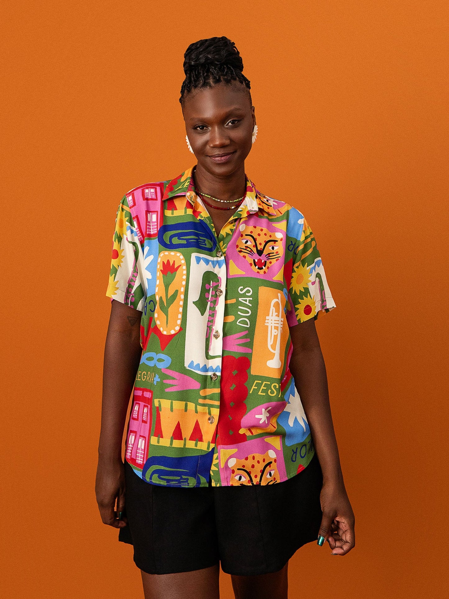 CAMISA DE BOTÃO | FOLIA