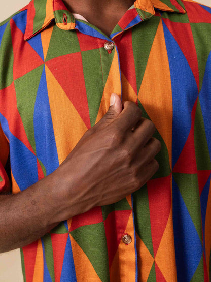 CAMISA DE BOTÃO | BALÃO AZUL
