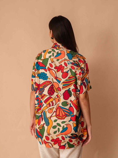 CAMISA DE BOTÃO | BICHOS DO AR